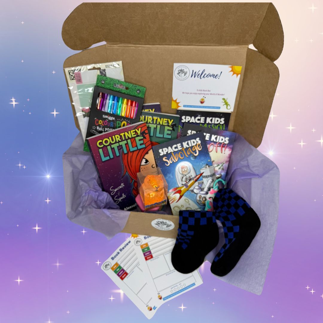 kids book box magic and adventure series box and gift inclusions