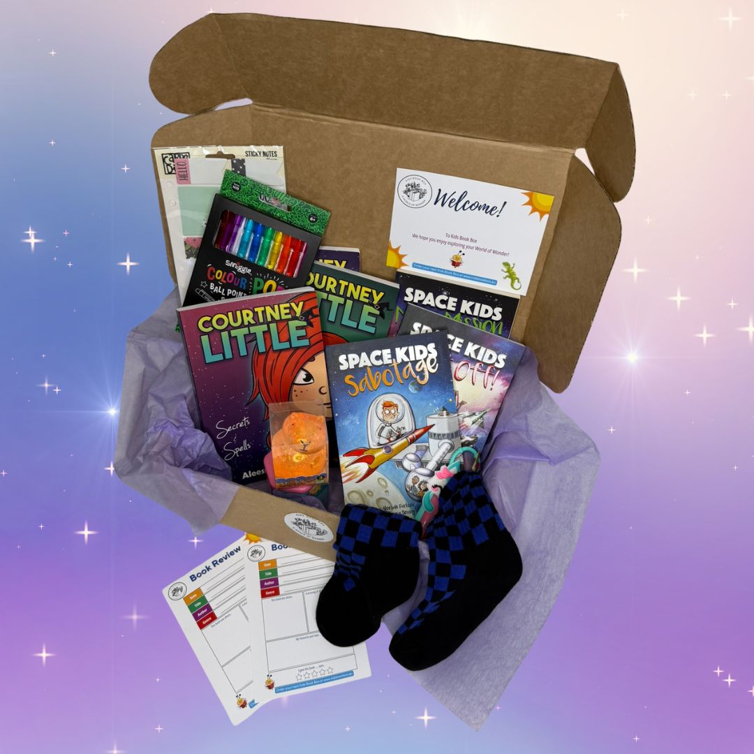 kids book box magic and adventure series box and gift inclusions 